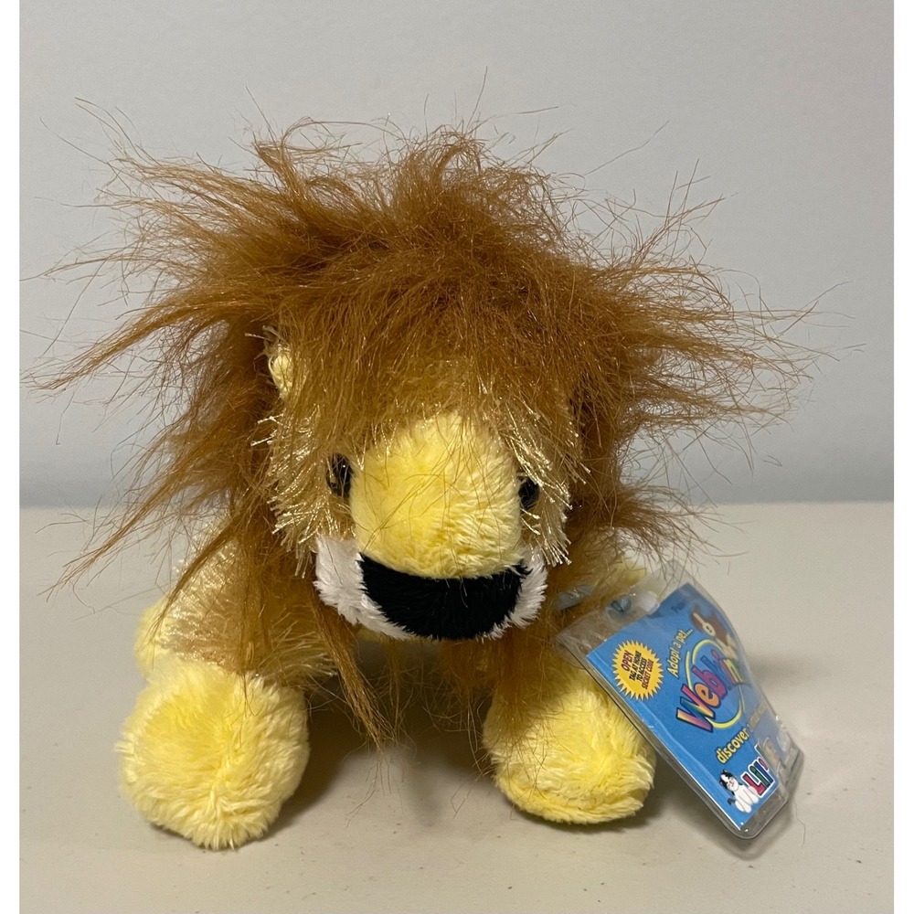 Ganz Lil Kinz Lion Plush Stuffed Animal with Sealed Code Tag NWT